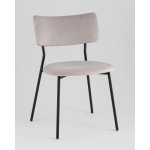 Стул Амелия велюр светло-серый