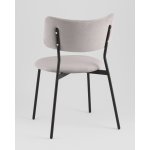 Стул Амелия велюр светло-серый