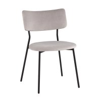 Стул Амелия велюр светло-серый