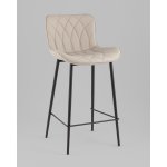 Стул полубарный Vault экокожа серый