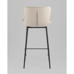 Стул полубарный Vault экокожа серый