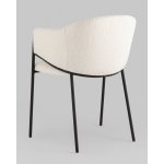 Стул Brace букле белый