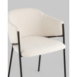 Стул Brace букле белый