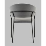 Стул Бруно NEW велюр серый