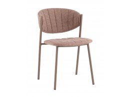 Стул Харпер ткань рогожка капучино каркас бежево-серый матовый