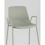 Стул Kaira пластик серо-зеленый