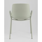 Стул Kaira пластик серо-зеленый