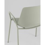 Стул Kaira пластик серо-зеленый