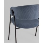 Стул Колин NEW вельвет пыльно-синий