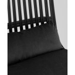 Стул Louran с подушкой чёрный 2 шт.