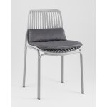 Стул Louran с подушкой серый 2 шт.