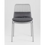 Стул Louran с подушкой серый 2 шт.