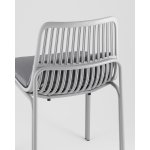 Стул Louran с подушкой серый 2 шт.