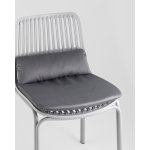 Стул Louran с подушкой серый 2 шт.
