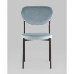 Стул обеденный Барбара велюр серо-голубой NC