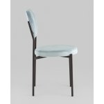 Стул обеденный Барбара велюр серо-голубой NC