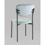 Стул обеденный Барбара велюр серо-голубой NC