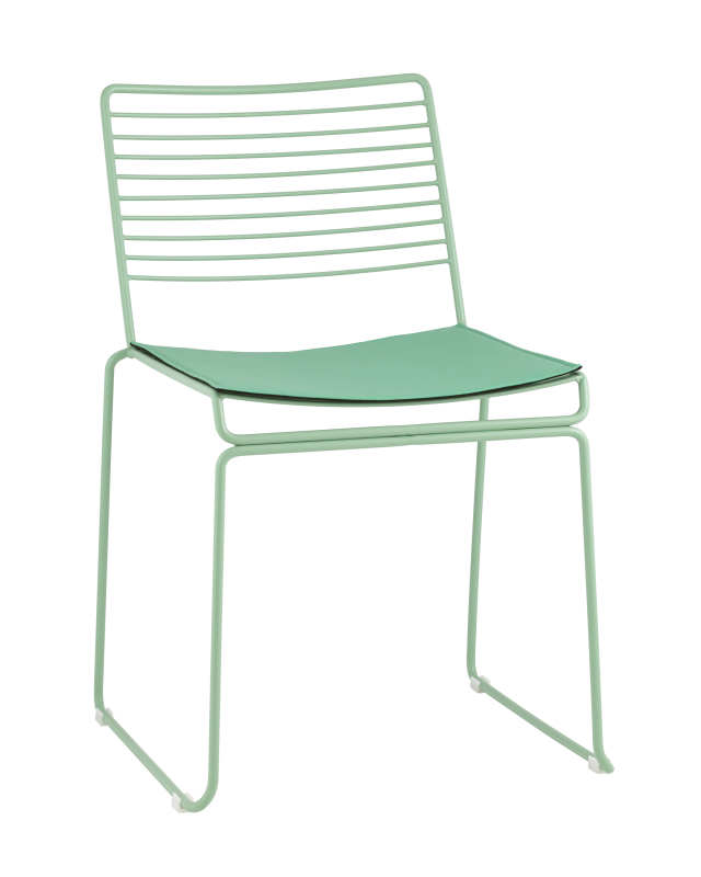 Стул обеденный Danny зеленый с подушкой