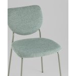 Стул обеденный Gigi шенилл зеленый