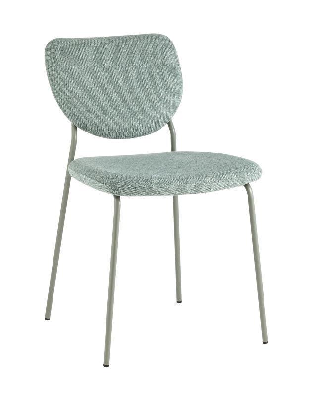 Стул обеденный Gigi шенилл зеленый