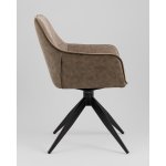 Стул обеденный Alba экокожа коричневый