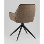 Стул обеденный Alba экокожа коричневый