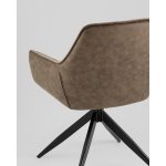 Стул обеденный Alba экокожа коричневый