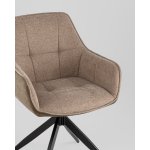 Стул обеденный Alba экокожа коричневый