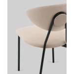 Стул обеденный Квинси велюр кремовый