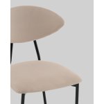 Стул обеденный Квинси велюр кремовый
