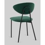 Стул обеденный Квинси велюр зеленый