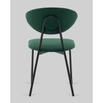 Стул обеденный Квинси велюр зеленый