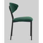 Стул обеденный Квинси велюр зеленый
