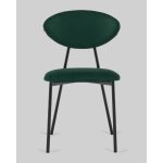 Стул обеденный Квинси велюр зеленый