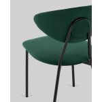 Стул обеденный Квинси велюр зеленый