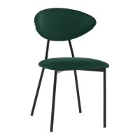 Стул обеденный Квинси велюр зеленый
