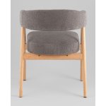 Стул обеденный Zubo с деревянными ножками темно-серый