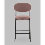 Стул Полубарный Бриф DD велюр пыльно-розовый