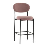 Стул Полубарный Бриф DD велюр пыльно-розовый Стул Полубарный Бриф DD велюр пыльно-розовый