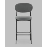 Стул Полубарный Бриф DD велюр серый