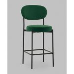 Стул Полубарный Бриф DD велюр зелёный