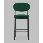 Стул Полубарный Бриф DD велюр зелёный