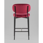 Стул полубарный Бриф VD велюр винный