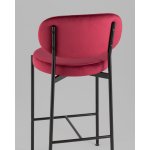 Стул полубарный Бриф VD велюр винный