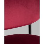 Стул полубарный Бриф VD велюр винный