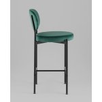 Стул полубарный Бриф VD велюр зеленый