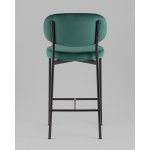 Стул полубарный Бриф VD велюр зеленый