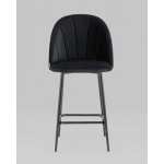 Стул полубарный Логан SN велюр черный