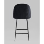 Стул полубарный Логан SN велюр черный