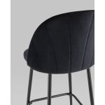 Стул полубарный Логан SN велюр черный